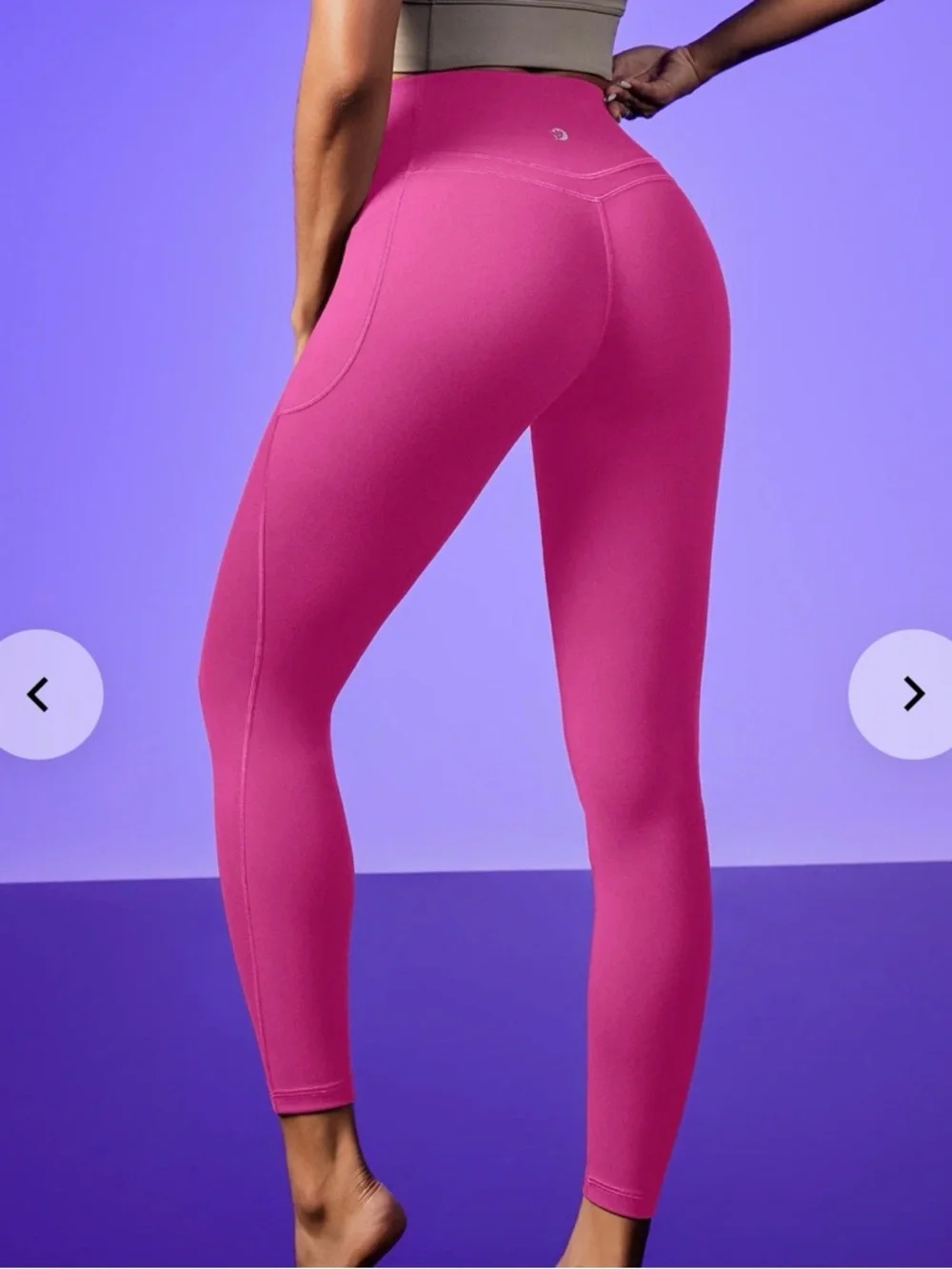 IUGA High-Waist Power tight pink/fushiaActive Leggings - M - Picture 6 of 6